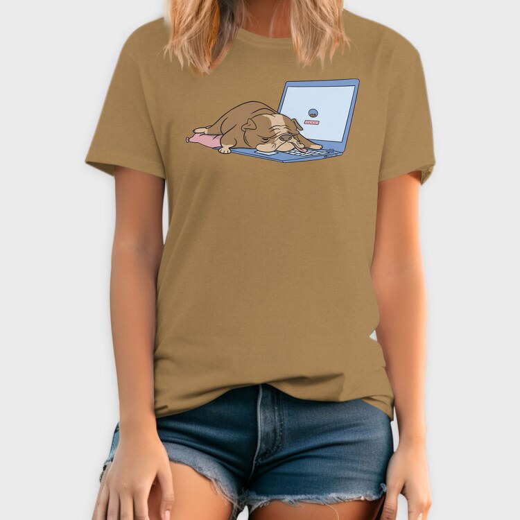 Doggo Laptop Dreams, Tricou Barbati (Unisex)