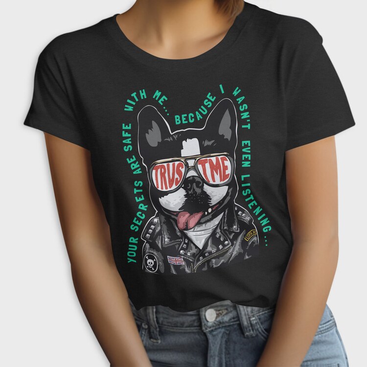 Doggy Cool Biker, Tricou Femei