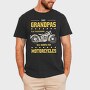 Real Graandpas Ride Motorcycles, Tricou Barbati (Unisex)