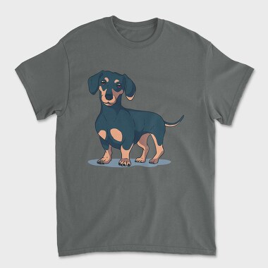 Dachshund, Tricou Barbati (Unisex)