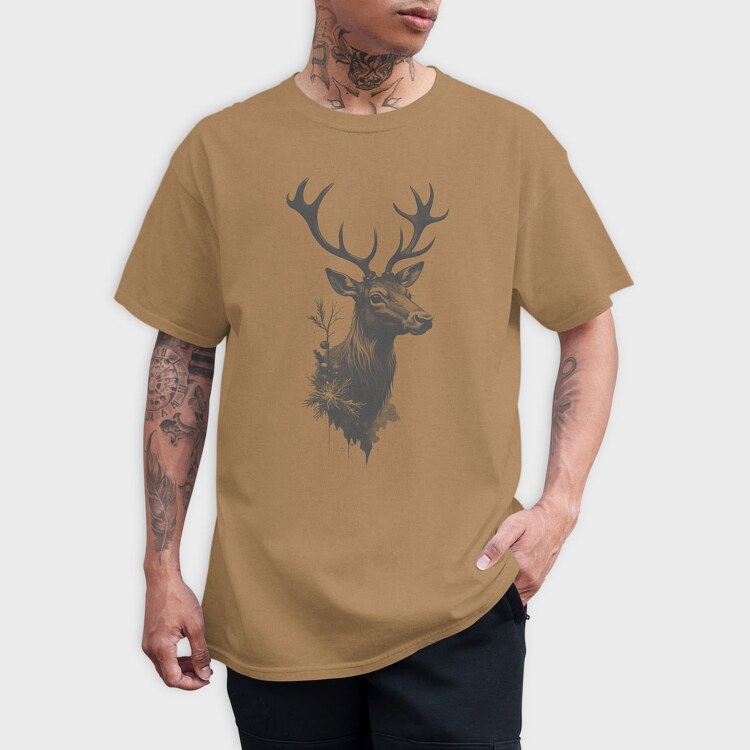 Reindeer Christmas, Tricou Barbati (Unisex)