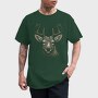 Realistic Deer, Tricou Barbati (Unisex)