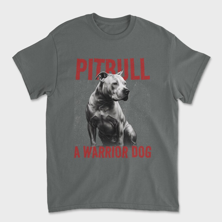 Pitbull Warrior Dog, Tricou Barbati (Unisex)