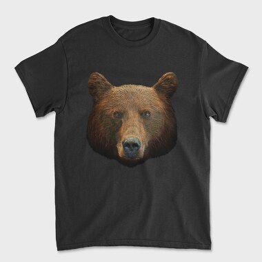 Bear Face, Tricou Barbati (Unisex)
