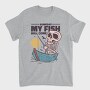 Skeleton Fishing, Tricou Barbati (Unisex)