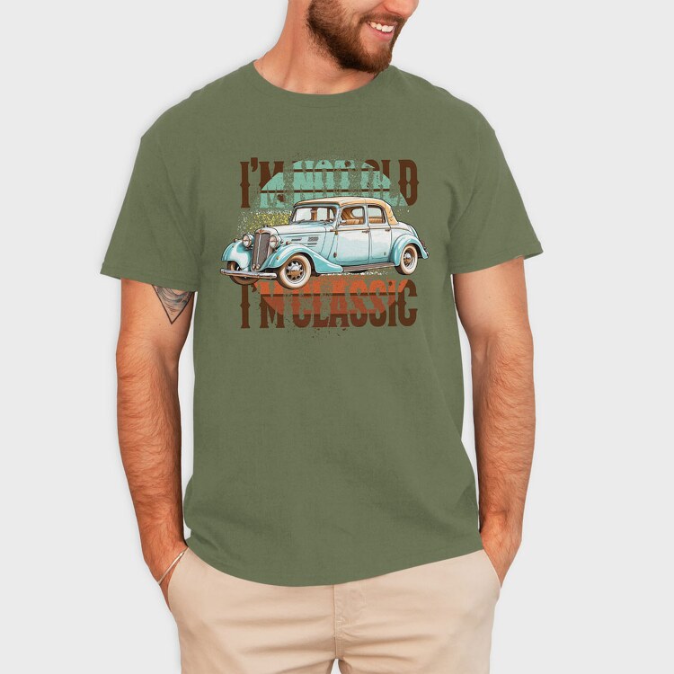 Old Car Quote, Tricou Barbati (Unisex)