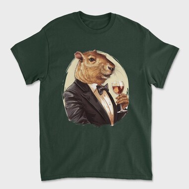 Capybara Drink, Tricou Barbati (Unisex)