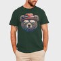 bear face with sunglasses, Tricou Barbati (Unisex)