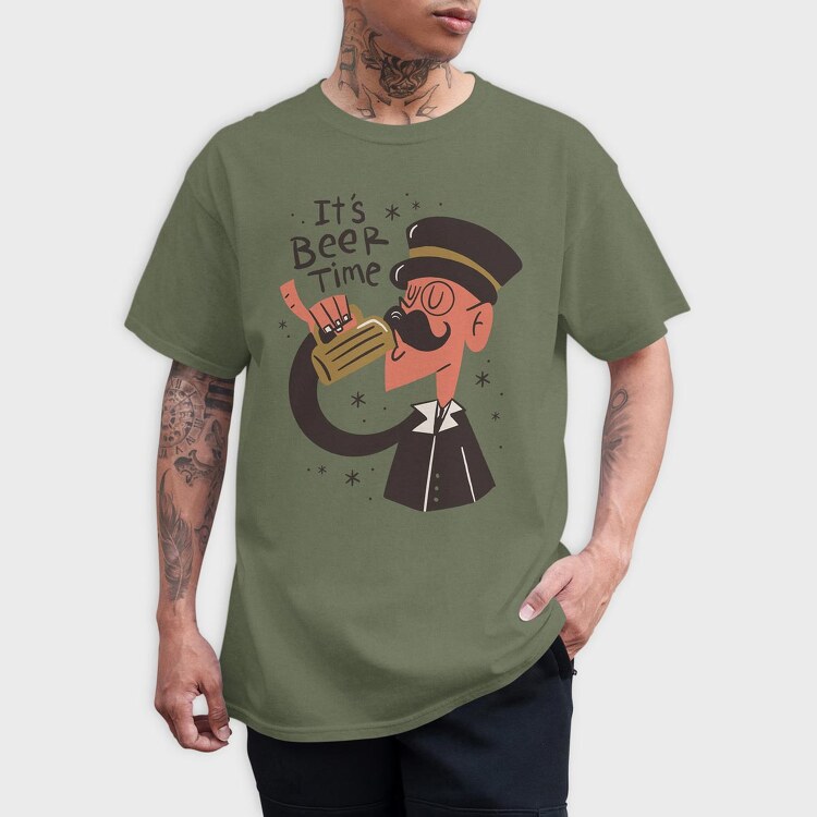 Gentleman Beer, Tricou Barbati (Unisex)