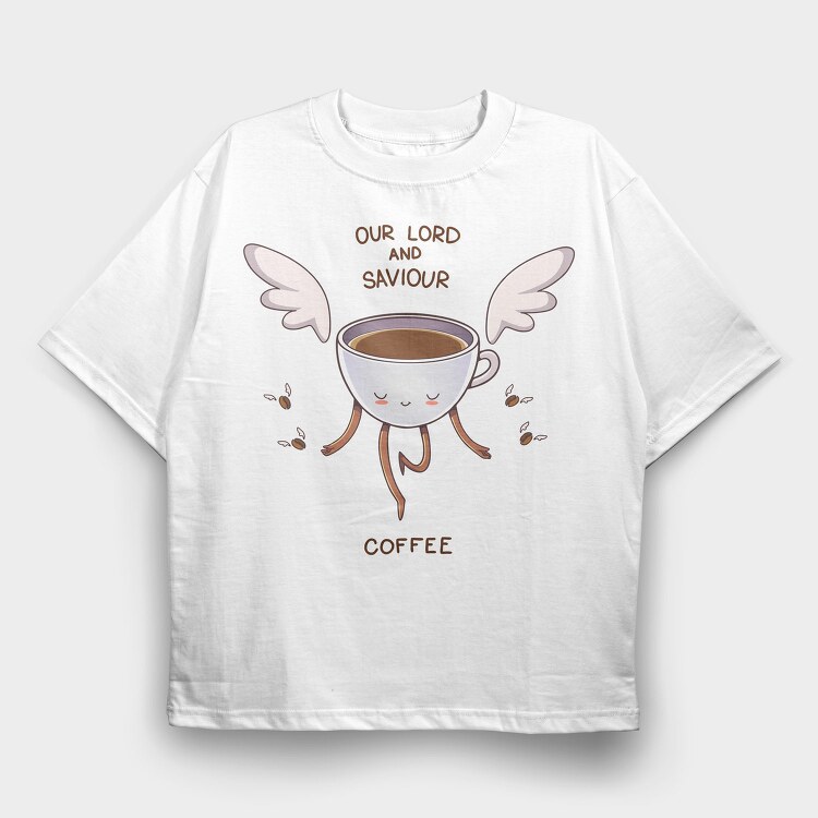 Angelic Brew, Tricou Oversize Barbati (Unisex)