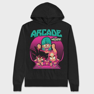 Arcade Massacre Warriors, Hanorac Oversize Barbati (Unisex)