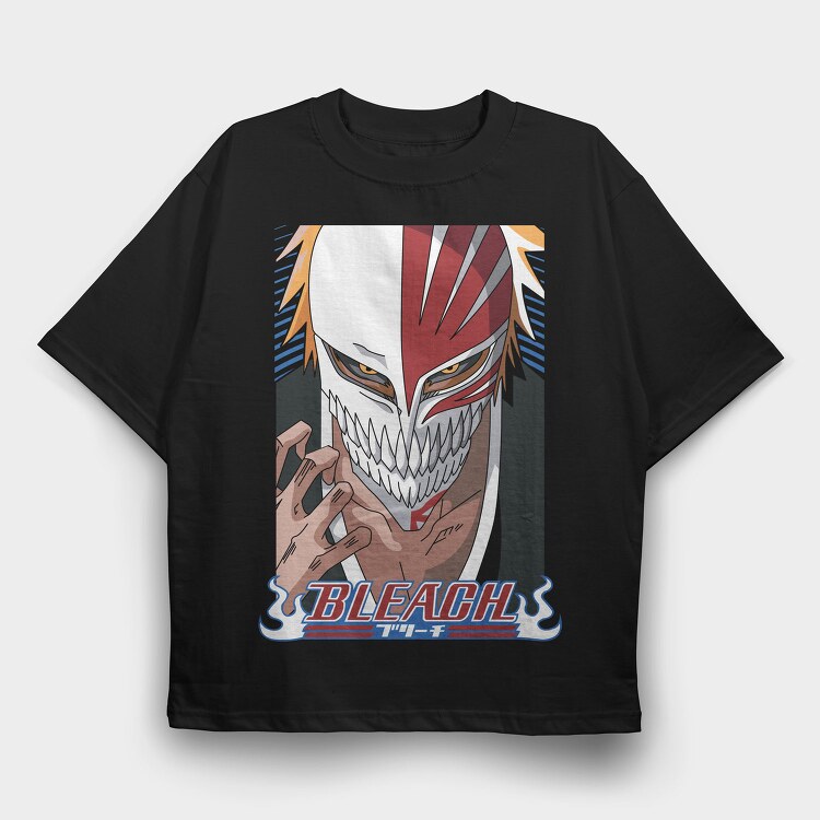 Bleach Edge Strike, Tricou Oversize Barbati (Unisex)