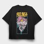 Donut Skull Feelings, Tricou Oversize Barbati (Unisex)