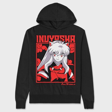 Inuyasha Spirit Fox, Hanorac Oversize Barbati (Unisex)