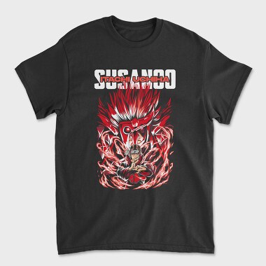 Itachis Susanoo Flame, Tricou Barbati (Unisex)