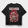Itachis Susanoo Flame, Tricou Oversize Barbati (Unisex)