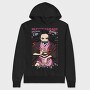 Nezuko Demon Slayer Vector, Hanorac Oversize Barbati (Unisex)