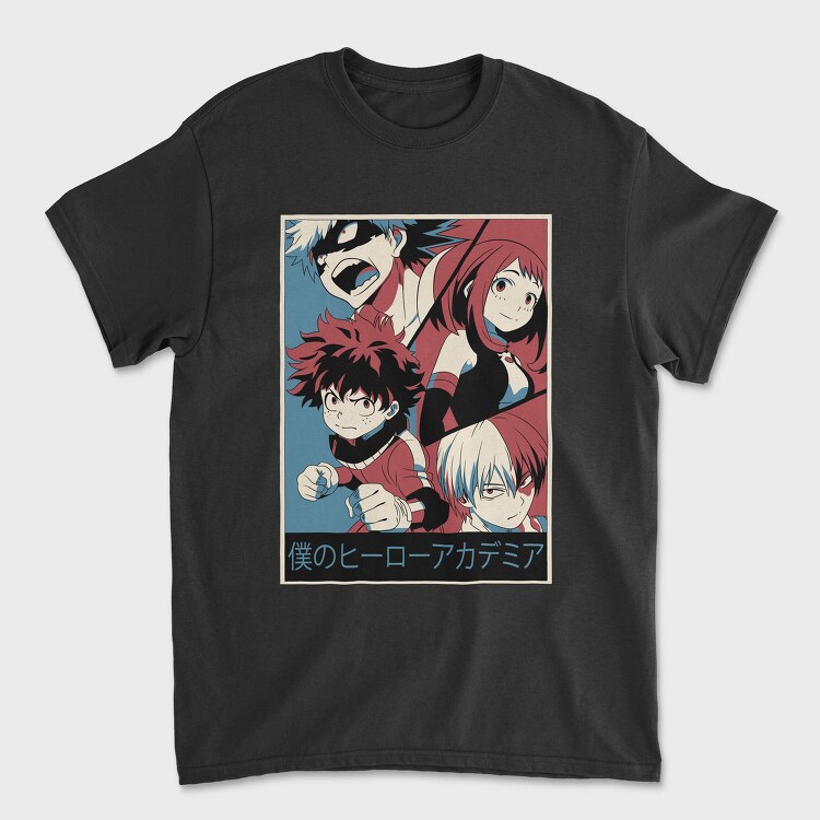 Boku No Hero Glow, Tricou Barbati (Unisex)