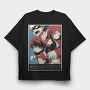 Boku No Hero Glow, Tricou Oversize Barbati (Unisex)