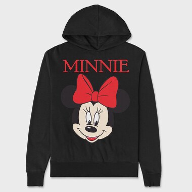 Minnies Midnight Bow, Hanorac Oversize Barbati (Unisex)
