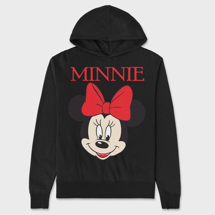 Minnies Midnight Bow, Hanorac Oversize Barbati (Unisex)