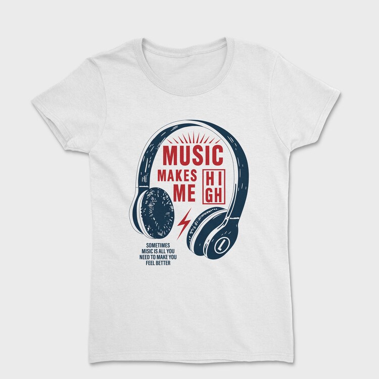 Music High Vibe, Tricou Femei
