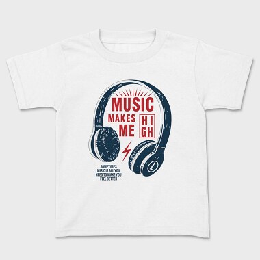 Music High Vibe, Tricou Copii