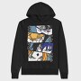 Naruto Eyes Evolution, Hanorac Oversize Barbati (Unisex)