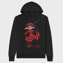 Nightmare Alice In Red, Hanorac Oversize Barbati (Unisex)