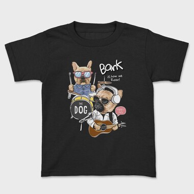 Rockin Pup Band Tee, Tricou Copii