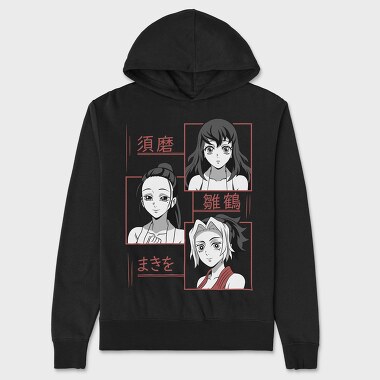 Sumahinatsuru Streetwear, Hanorac Oversize Barbati (Unisex)