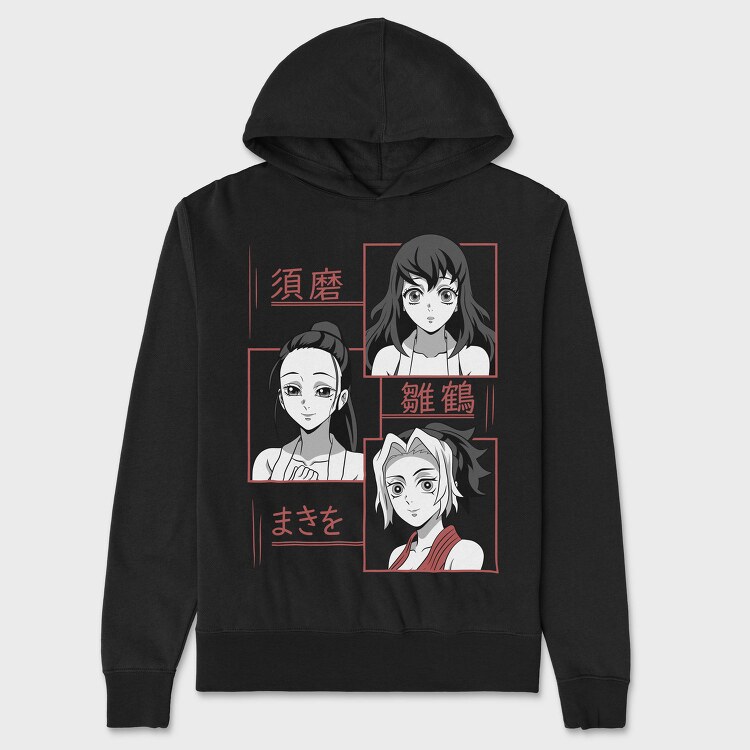 Sumahinatsuru Streetwear, Hanorac Oversize Barbati (Unisex)