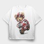 Teddy Racer Speed, Tricou Oversize Barbati (Unisex)