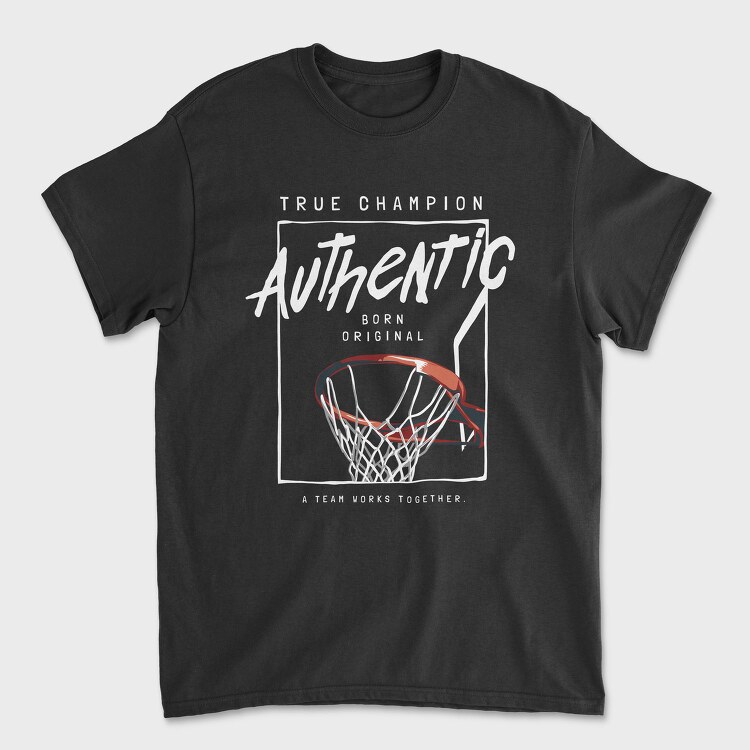 True Champion Authentic, Tricou Barbati (Unisex)