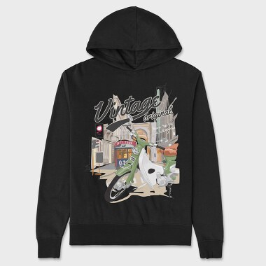 Vintage City Tour, Hanorac Oversize Barbati (Unisex)