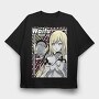 Waifu Push-Up Revolution, Tricou Oversize Barbati (Unisex)