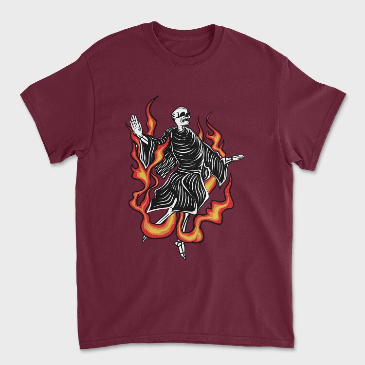 Flaming Grim Reaper, Tricou Barbati (Unisex)