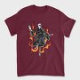 Flaming Grim Reaper, Tricou Barbati (Unisex)