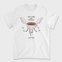 Flying Coffee Angel, Tricou Barbati (Unisex)