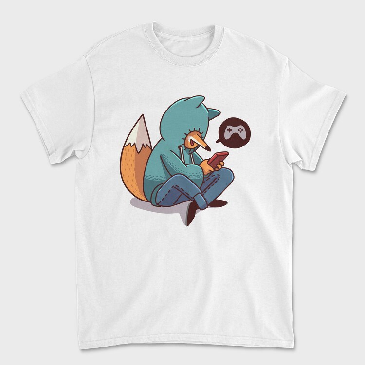 Fox Gamer Vibes, Tricou Barbati (Unisex)