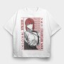 Makima Red Rebirth, Tricou Oversize Barbati (Unisex)