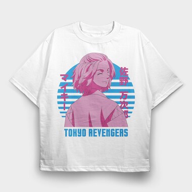 Tokyo Neon Dream, Tricou Oversize Barbati (Unisex)