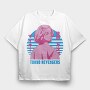 Tokyo Neon Dream, Tricou Oversize Barbati (Unisex)