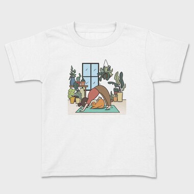 Yoga Cat Zen Studio, Tricou Copii
