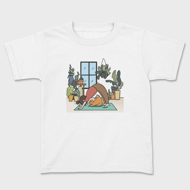 Yoga Cat Zen Studio, Tricou Copii