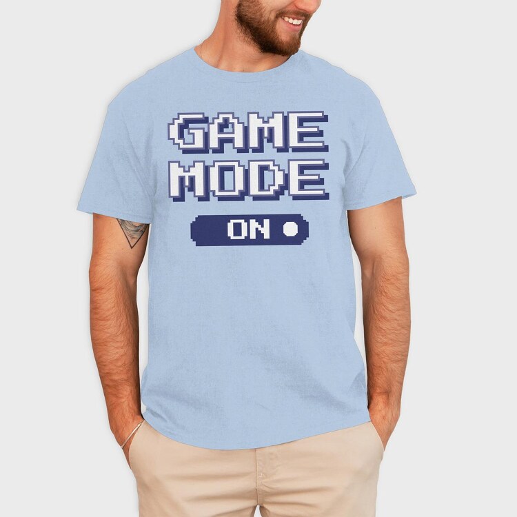 Game Mode On, Tricou Barbati (Unisex)