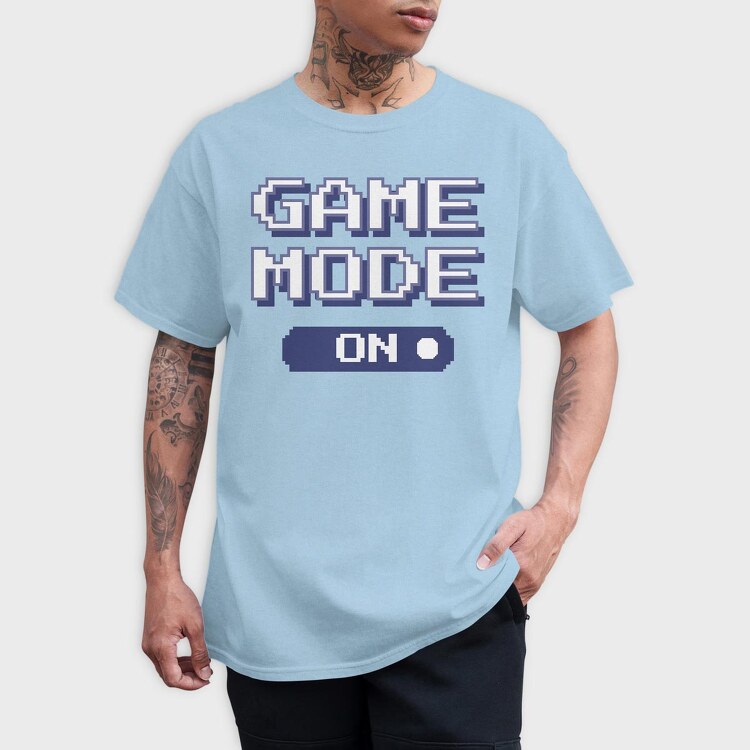 Game Mode On, Tricou Barbati (Unisex)