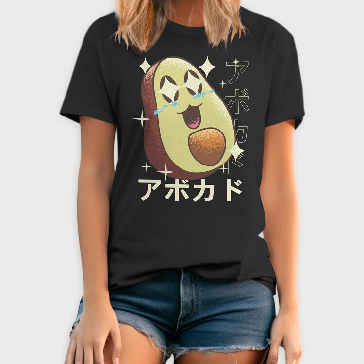 Avocado Crazy Kawaii, Tricou Barbati (Unisex)