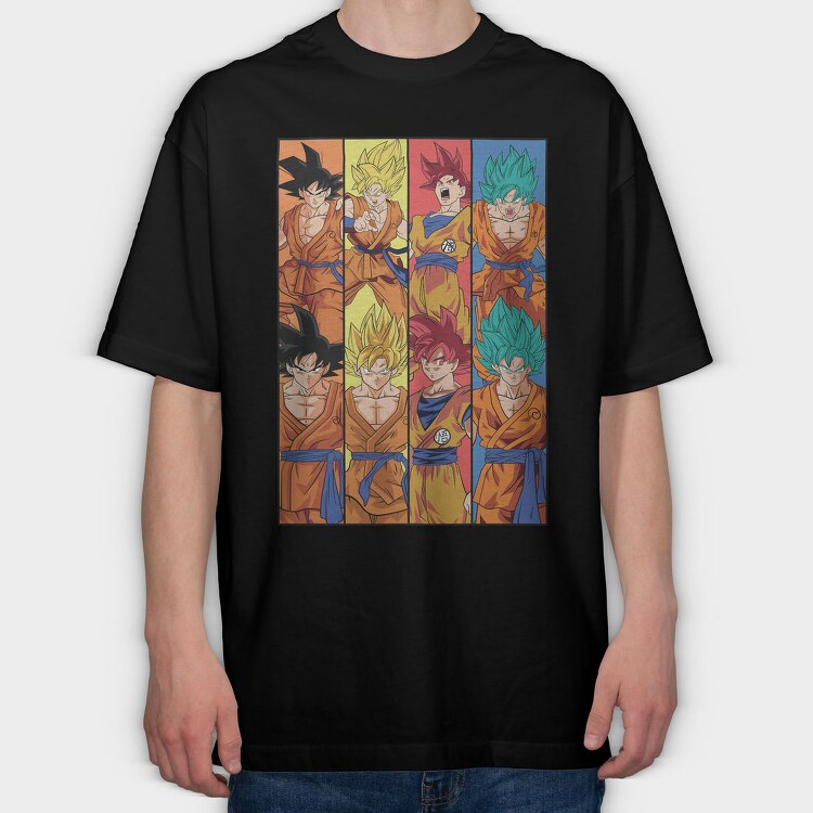 Dragon Ball Evolution, Tricou Oversize Barbati (Unisex)