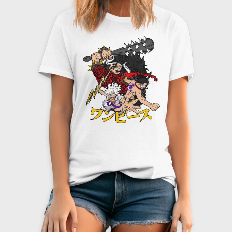 Luffy Ace Kaido, Tricou Barbati (Unisex)